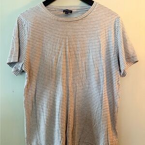Splendid Light Gray Striped Tee